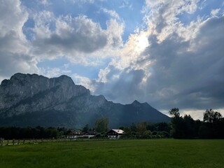 landscape with clouds