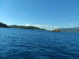 Obraz premium Relaxing holidays, beautiful beaches and sea, Ksamil, Albania