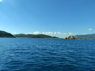 Obraz premium Relaxing holidays, beautiful beaches and sea, Ksamil, Albania