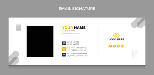 Professional Email signature template