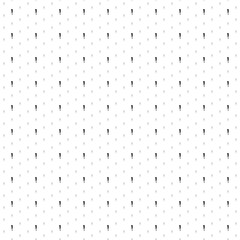 Square seamless background pattern from geometric shapes are different sizes and opacity. The pattern is evenly filled with small black sexy woman images. Vector illustration on white background