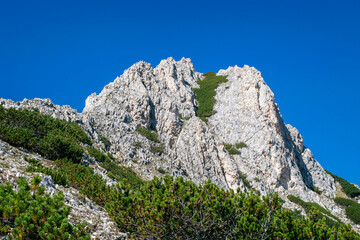 Fototapeta na wymiar Vihren peak and Koncheto, Pirin, Bulgaria
