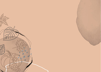 Herbst Hintergrund orange