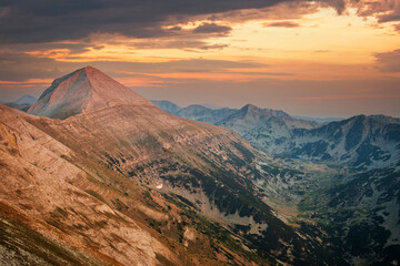 Koncheto and Vihren peak, Pirin, Bulgaria