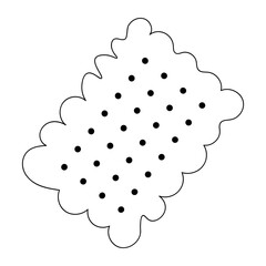 Doodle cookie illustration