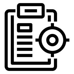 Icon Goal With Style Outline