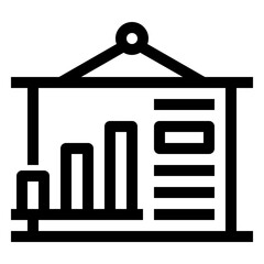 Icon Graphical Representation With Style Outline