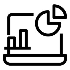 Icon Graphical Presentation With Style Outline