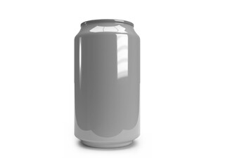 Soda Drink Can 3D Illustration Mockup Scene