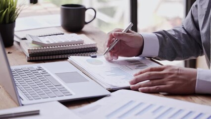 The financiers are calculating personal taxes for their customers.