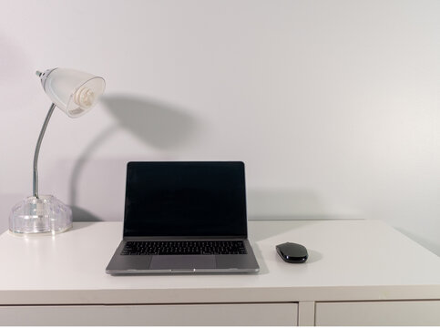 Laptop on the desk