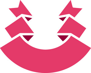 ribbon banner illustration