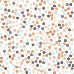 Polka dot pattern delicate colors