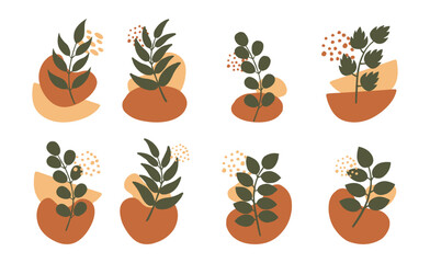 Abstract Boho Floral