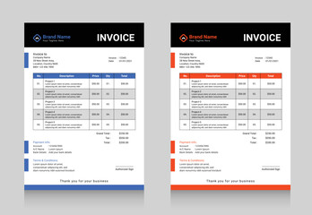 New Invoice Template Design