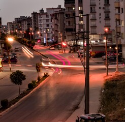 traffic at night