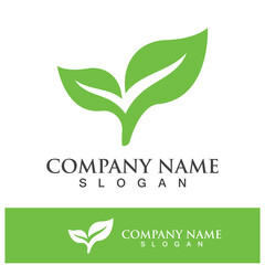 Green tree leaf nature logo images