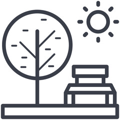 Park Vector Icon
