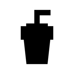 Juice Cup Flat Vector Icon