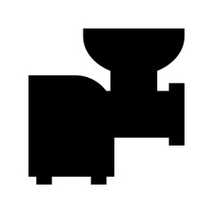 Mincer Machine Flat Vector Icon