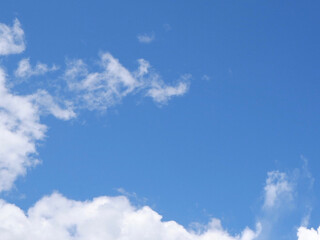 blue sky with clouds