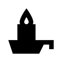 Spa Candle Vector Icon