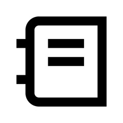 Notebook Vector Icon