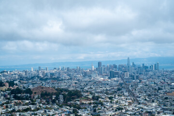 Fototapeta na wymiar View of the city of San Francisco, California