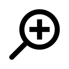 Zoom In Vector Icon