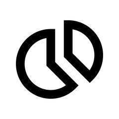 Pie Chart Vector Icon