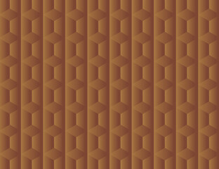 embossed wooden shapes pattern background design vector