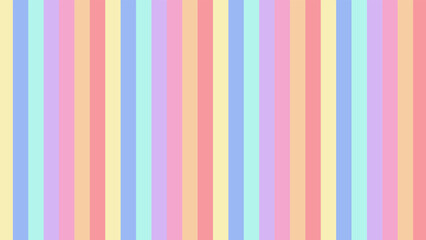 aesthetic pastel multi-color striped line backdrop illustration, perfect for backdrop, wallpaper, postcard, background, banner for your design