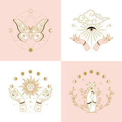 Mystical and celestial Illustration