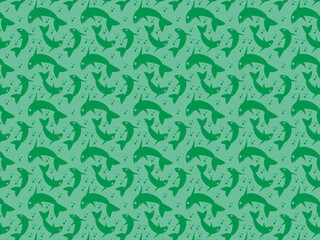 seamless pattern with FISHES