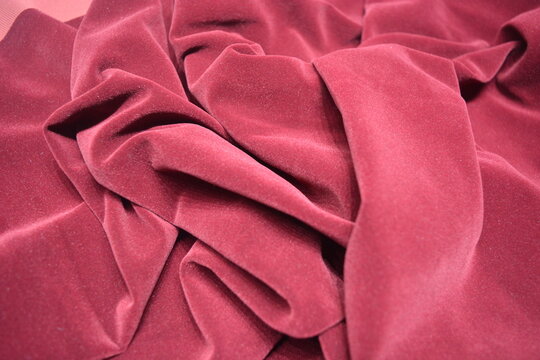 Royal Red Blazer Fabric Background