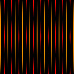 Red and orang line and black background pattern seamless in tribal, folk embroidery. Design for carpet, wallpaper, book, clothing, wrapping, fabric, cover, textile, handkerchief