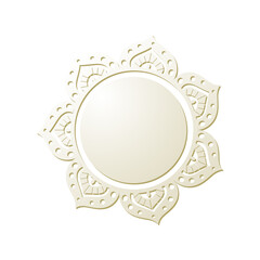 ornamental sun, vector illustration 