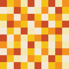 Abstract square shape seamless pattern vector