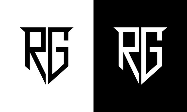 letter rg logo design