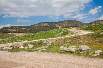 Hierapolis is an Ancient City in Pamukkale, Denizli in Turkey