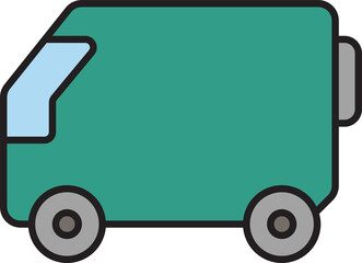 van icon illustration