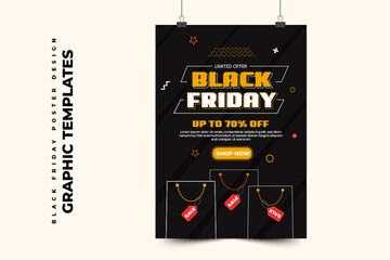 Black Friday sale graphic design template