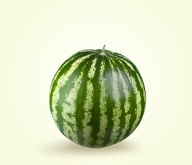 Fresh ripe sweet watermelon fruit