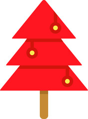 decorative Christmas tree illustration