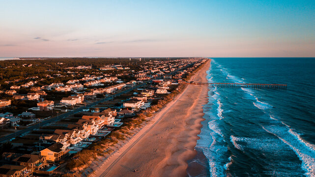 Sunrise Over The Beach In Nags Head