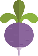 Beetroot flat icon. Sweet farm root vegetable