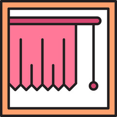 curtain and window illustration