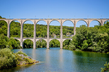 Le Viaduc de Cize dans l'Ain