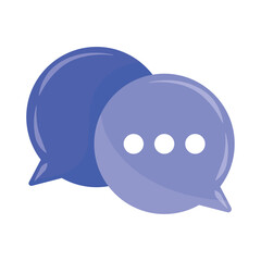 speech bubble in glassmorphism