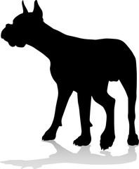 Dog Silhouette Pet Animal